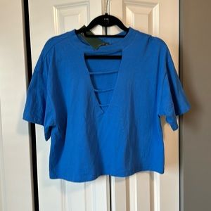 Blue Crop Top from Target!